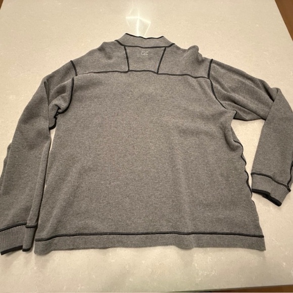 Minnesota Gophers Cutter & Buck Gray Stretch 1/4 Zip Mens Pullover - Picture 6 of 8